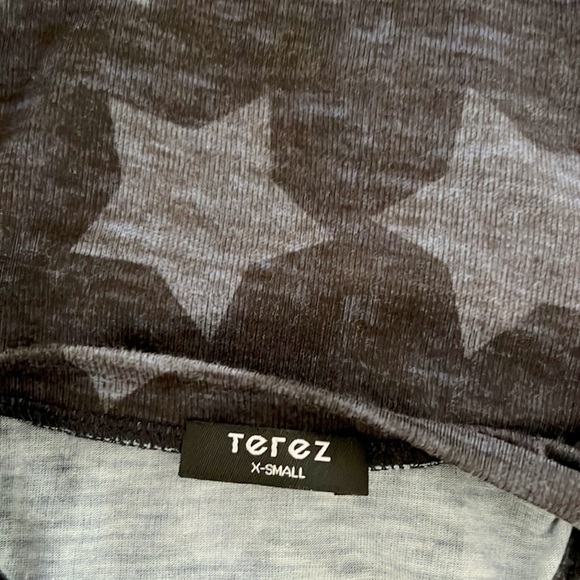 Terez Stars Racerback Tank - Gray Black - Picture 3 of 9